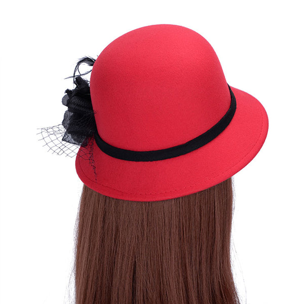 Floral Luxury Wine Hat