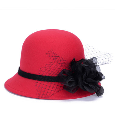 Floral Luxury Wine Hat