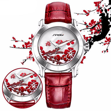 Floral Frame Wristwatch