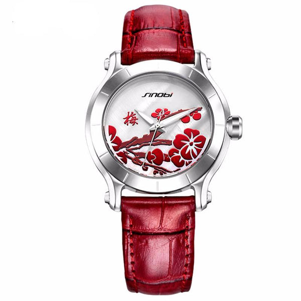 Floral Frame Wristwatch