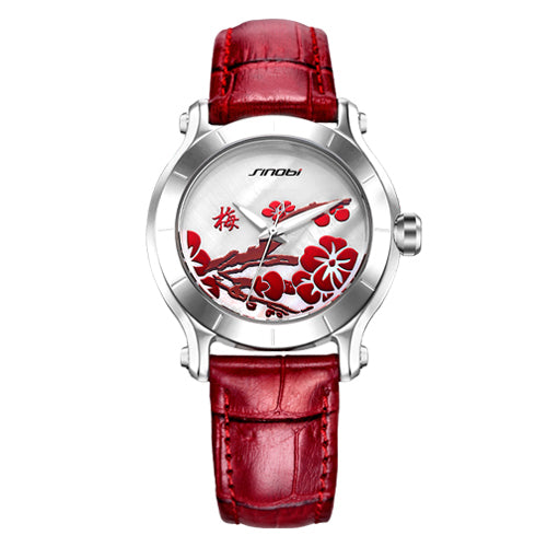 Floral Frame Wristwatch