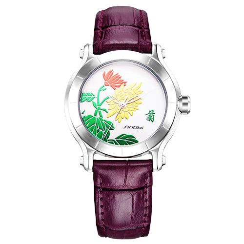 Floral Frame Wristwatch